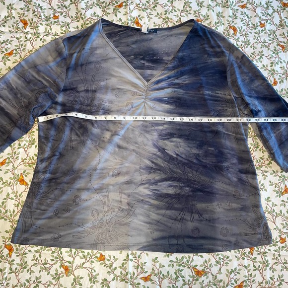 Women’s Only Nine Tye Dye Floral Embellished Top - Picture 2 of 7